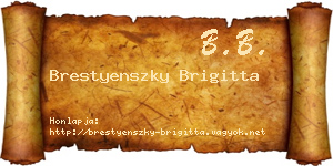 Brestyenszky Brigitta névjegykártya
